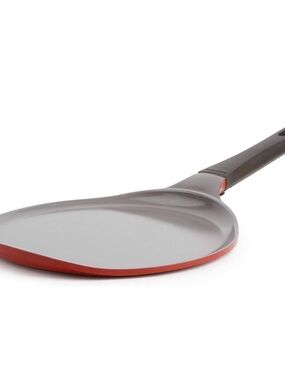 Gray and Red Nonstick Crepe/Griddle Spatula - Home Kitchen